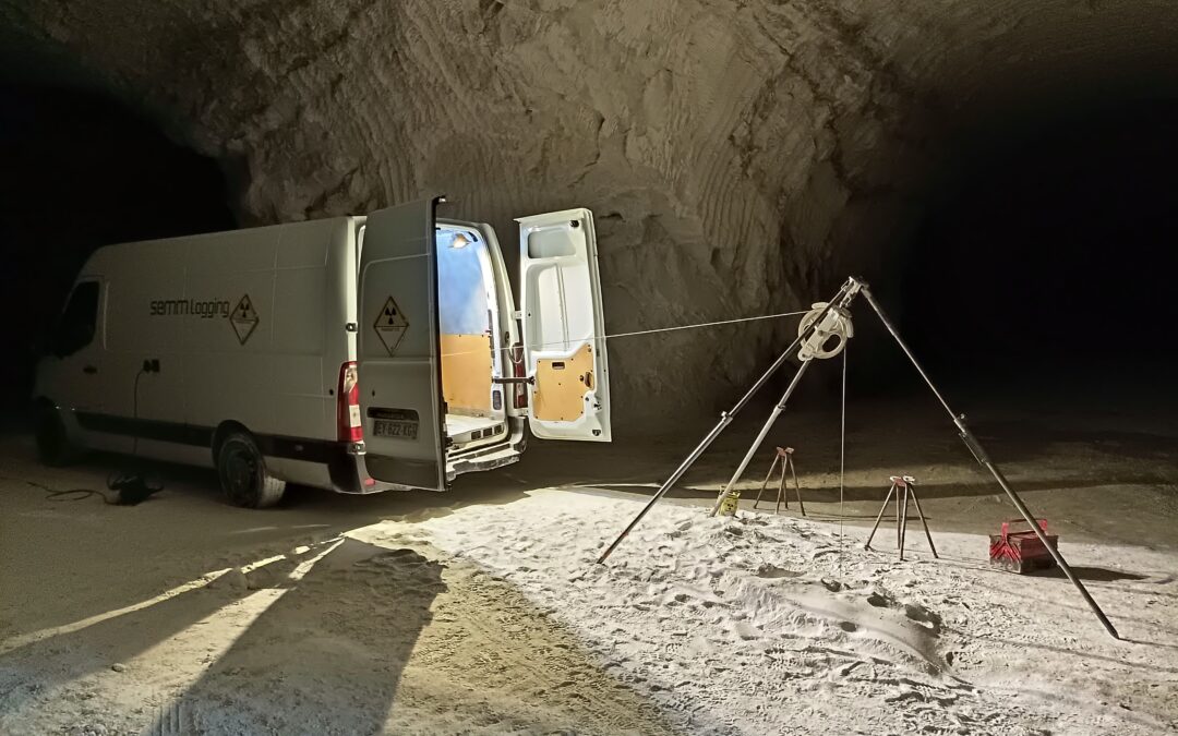 Diagraphie en carrière sous-terraine